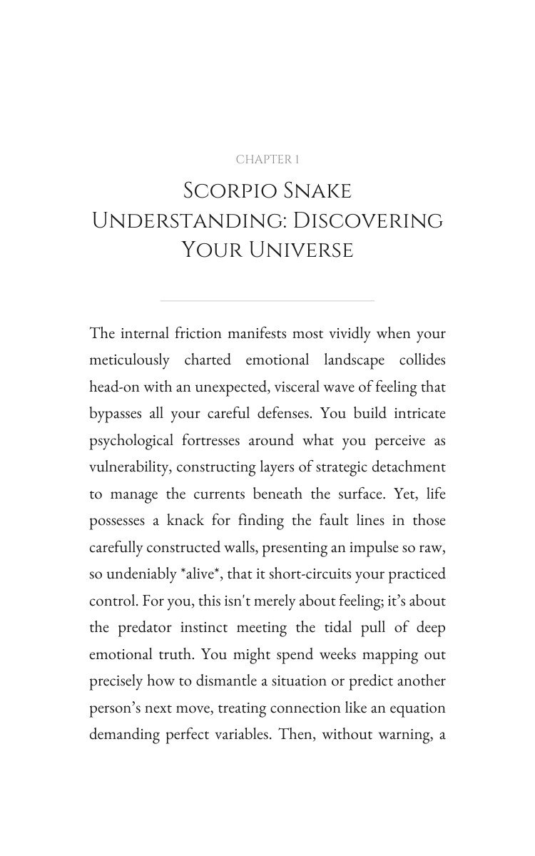 Scorpio Snake Personal Growth System: Your Direction Path interior preview