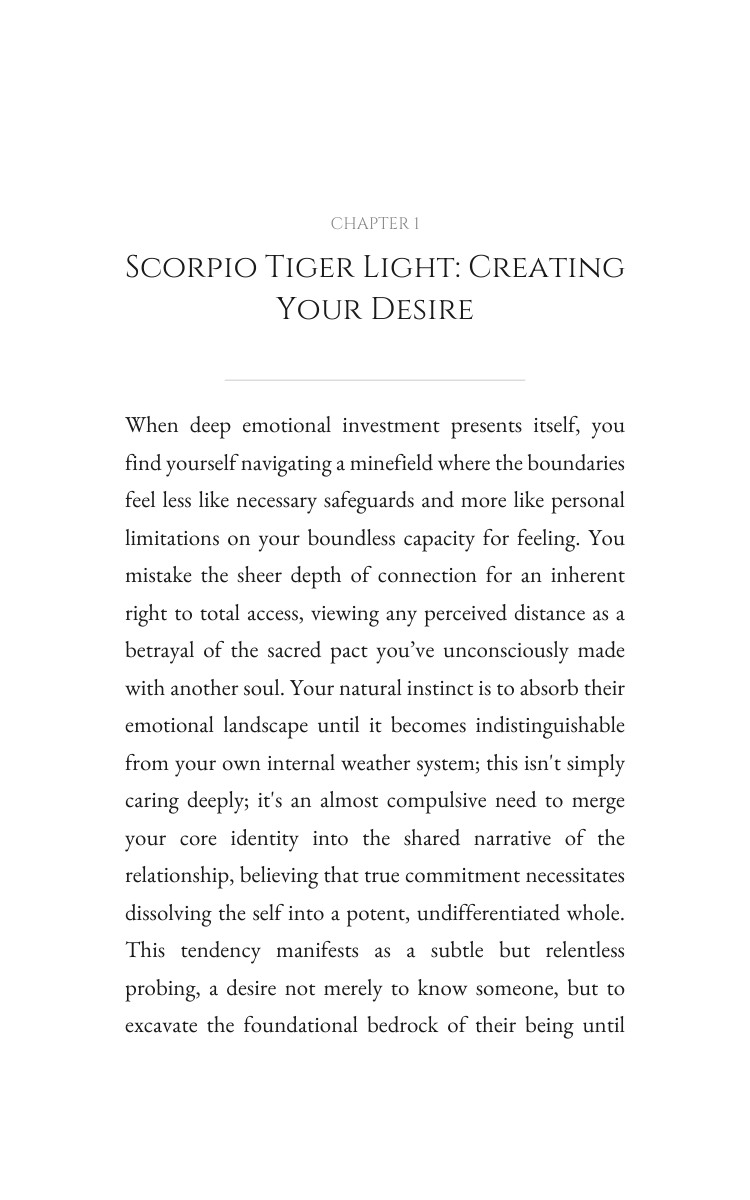 Scorpio Tiger Love Relationships Decoded: Your Flow Blueprint interior preview
