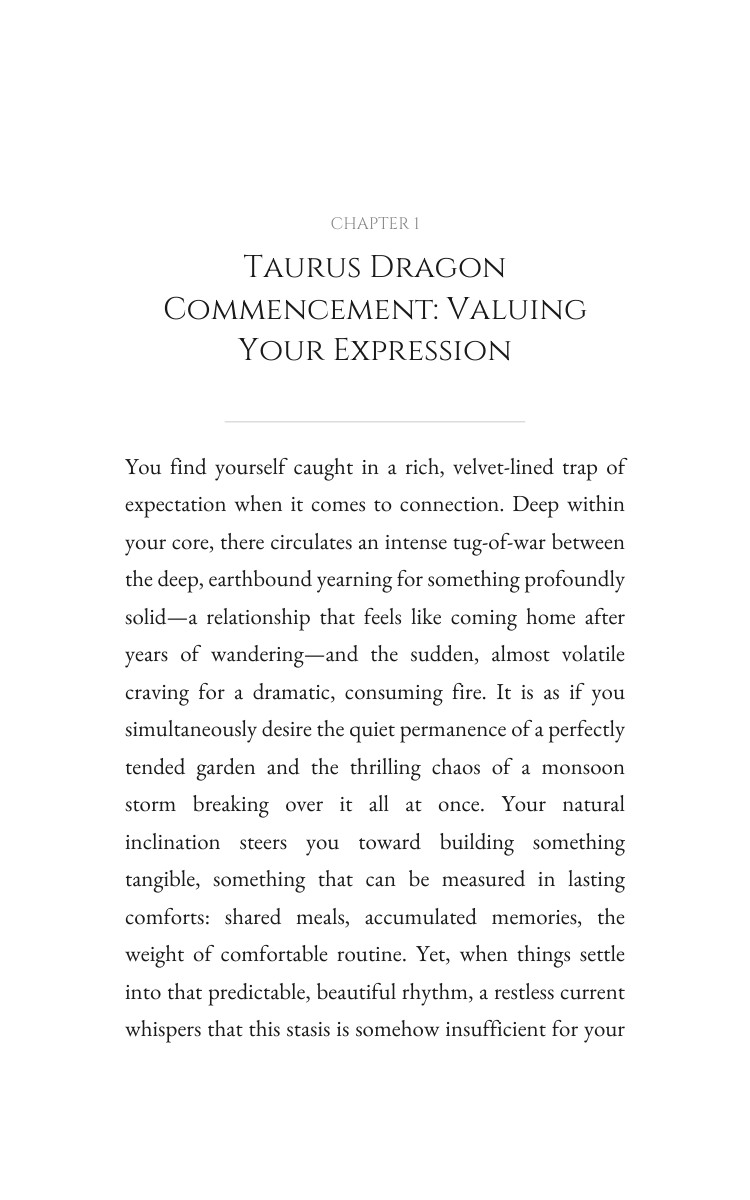 Taurus Dragon Love Relationships: Your Success Map interior preview