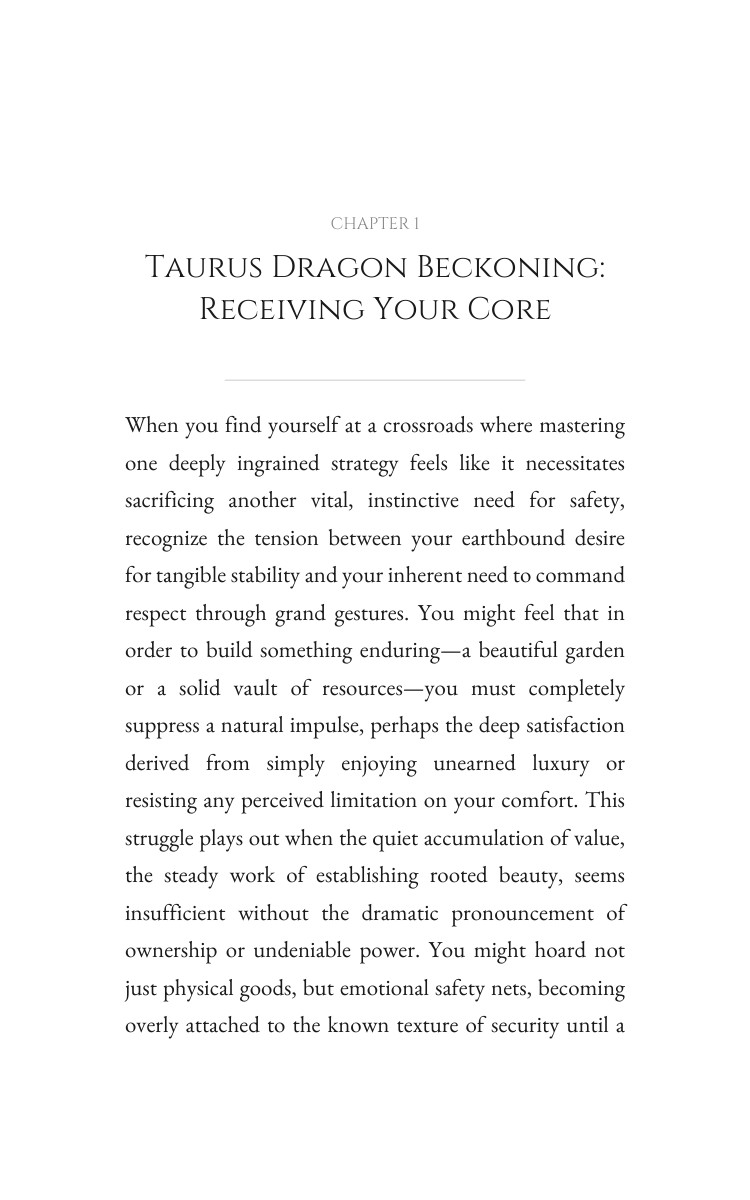 Taurus Dragon Path to Personal Growth: Your Movement Materialized interior preview