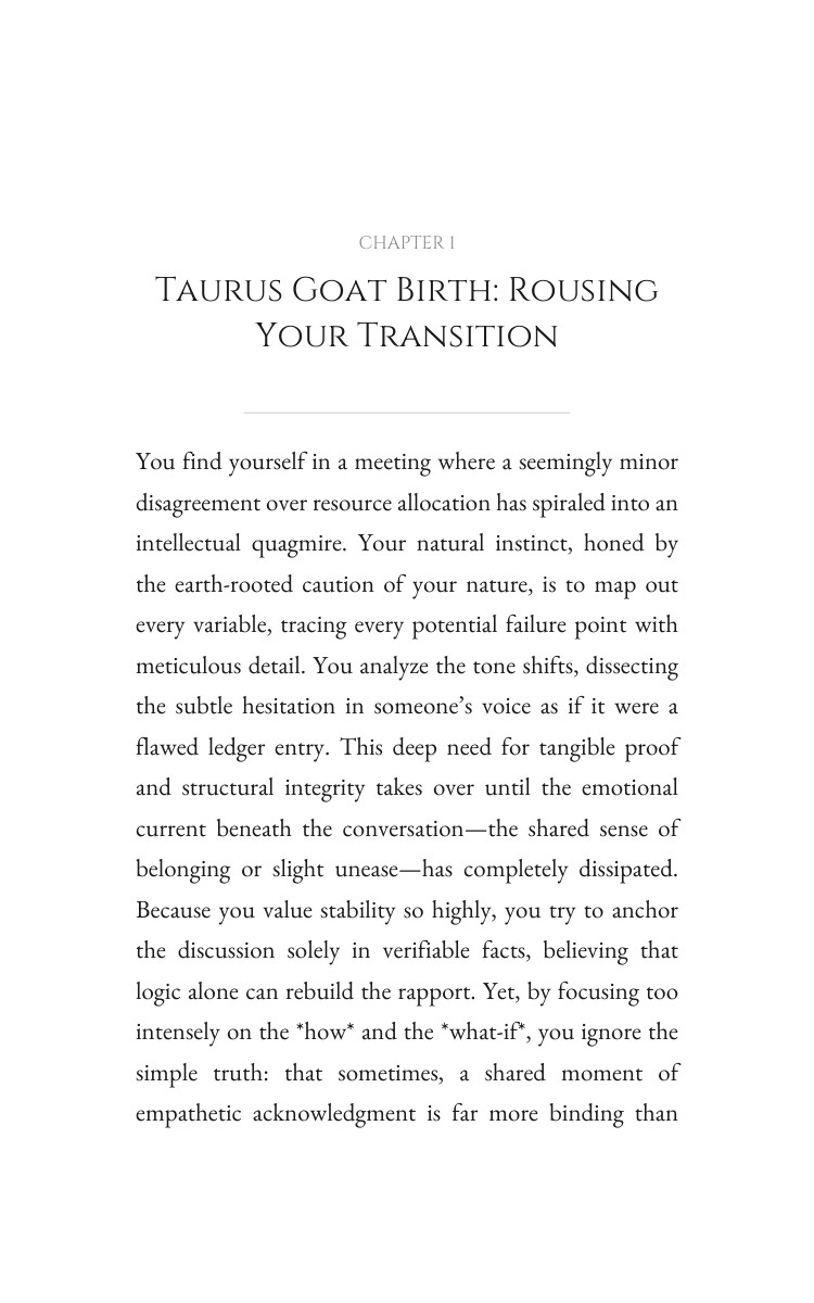 Taurus Goat Leadership Resource: Optimize Your Mastery interior preview