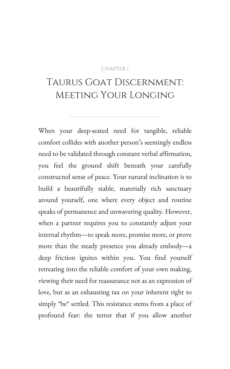Taurus Goat Love Relationships System: Your Purpose Actualized interior preview