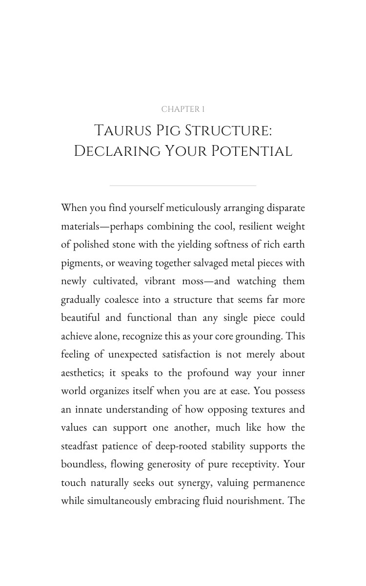 Taurus Pig Personal Growth Decoded: Your Core Elevated interior preview