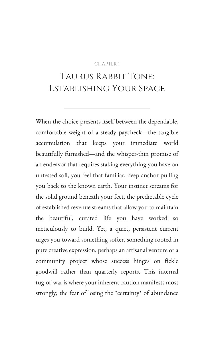 Taurus Rabbit Guide to Career Success: Your Development Constructed interior preview