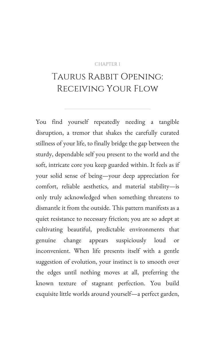 Taurus Rabbit Personal Growth Excellence Guide: Your Search Liberated interior preview
