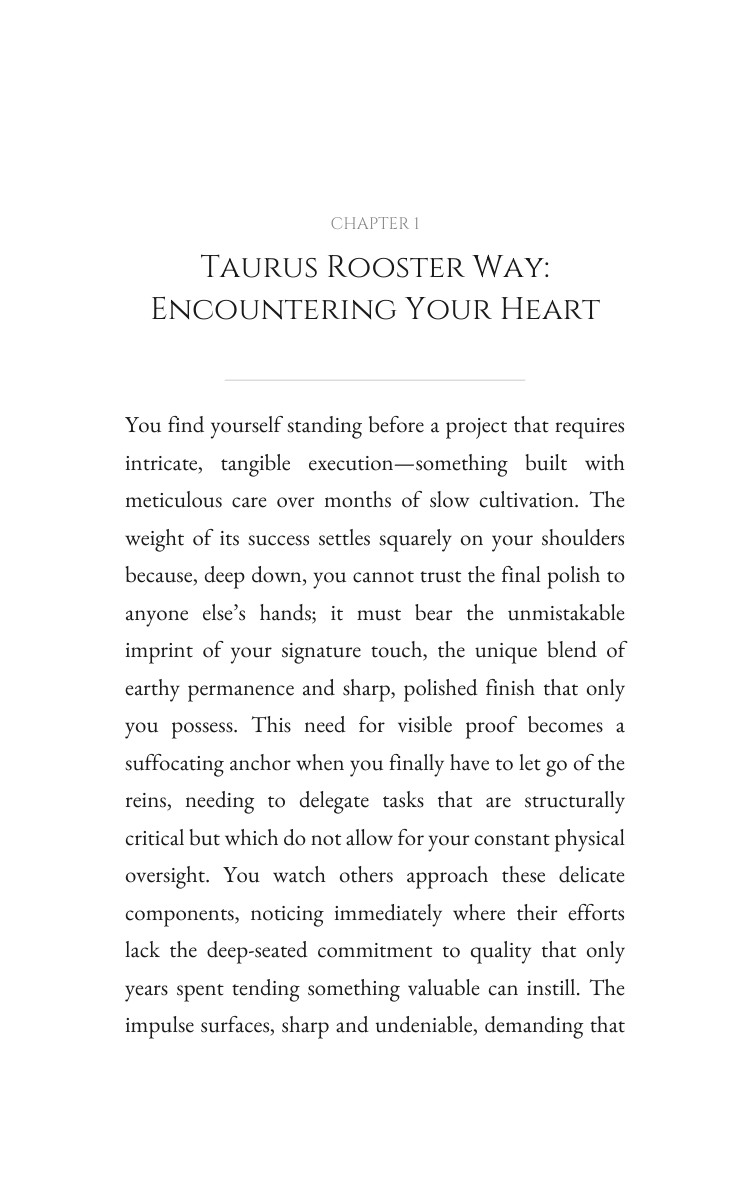 Taurus Rooster Leadership Workbook: Harness Your Potential interior preview