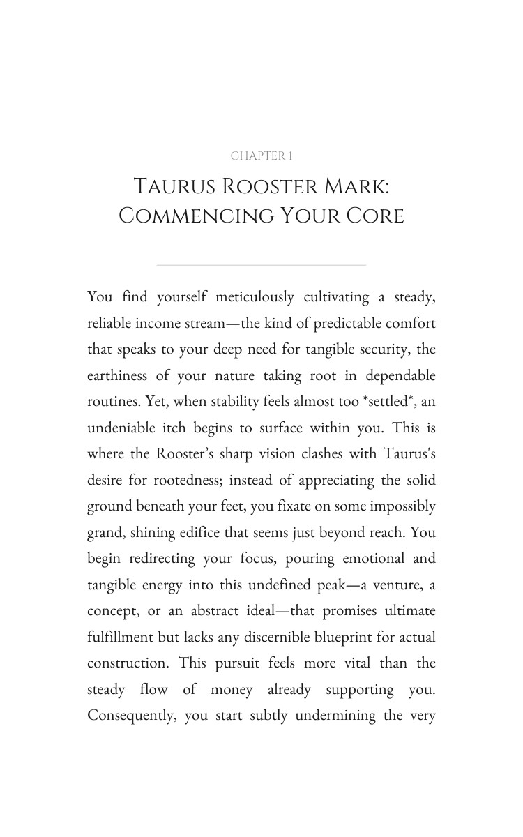 Taurus Rooster Money Wealth: Complete Edition interior preview