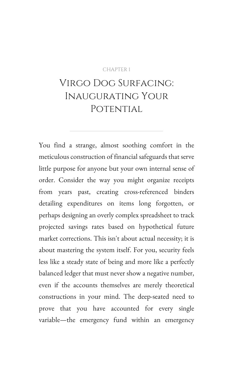 Virgo Dog Money Wealth Guidebook: Channel Your Spark interior preview