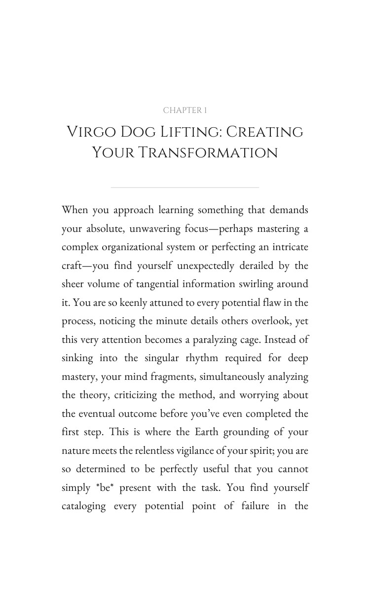 Virgo Dog Personal Growth Cornerstone: Your Hope Conducted interior preview
