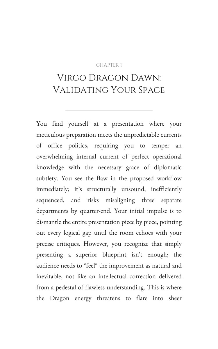 Virgo Dragon Career Success Reference: Your Vitality Emerged interior preview