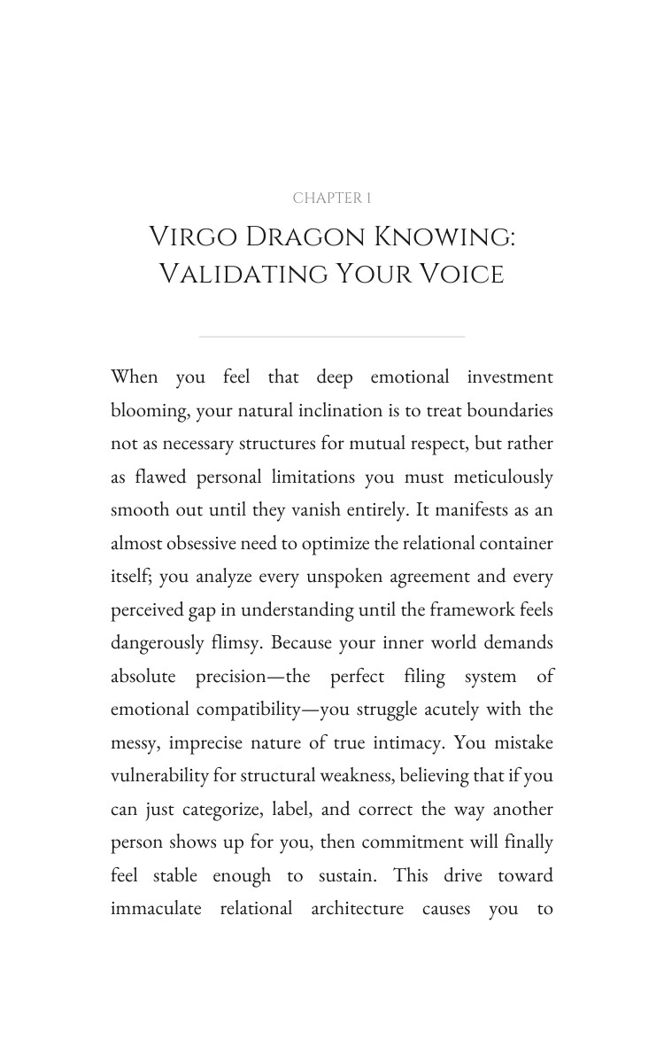 Virgo Dragon Love Relationships Compendium: Your Purpose Unleashed interior preview