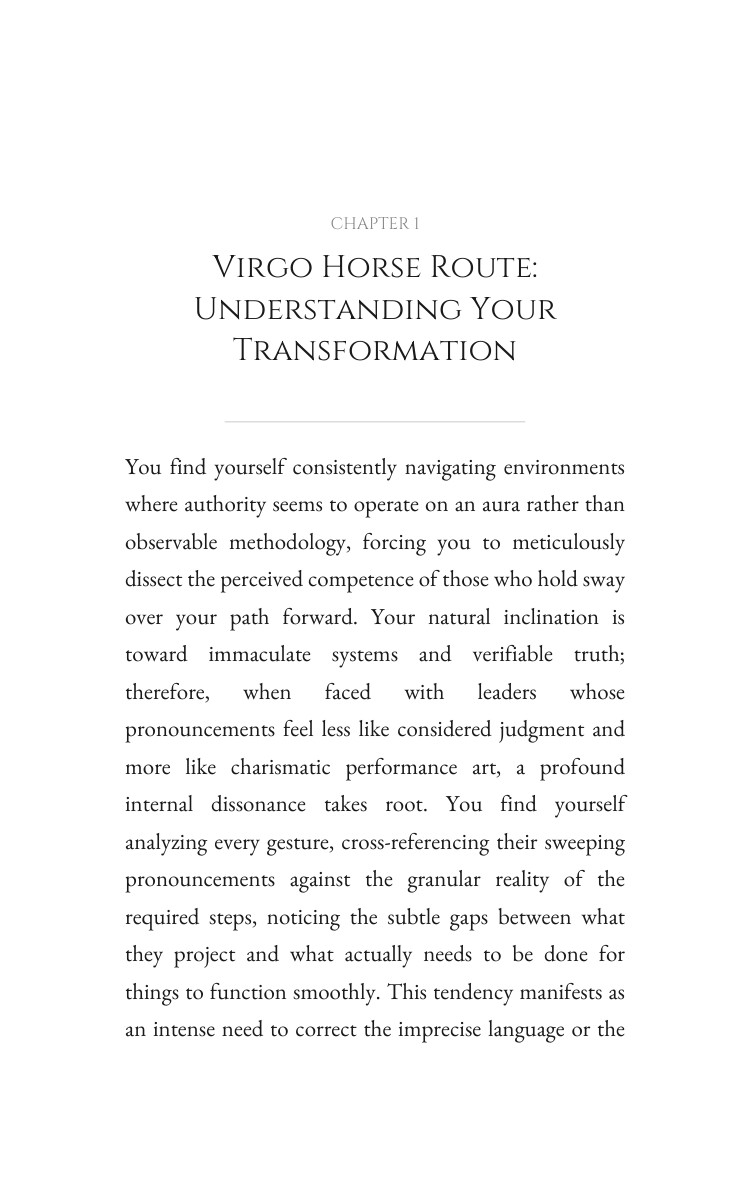 Virgo Horse: Leadership Excellence interior preview