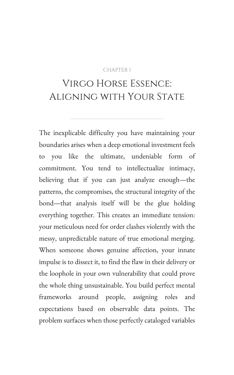 Virgo Horse Love Relationships Framework: Intensify Your Self interior preview