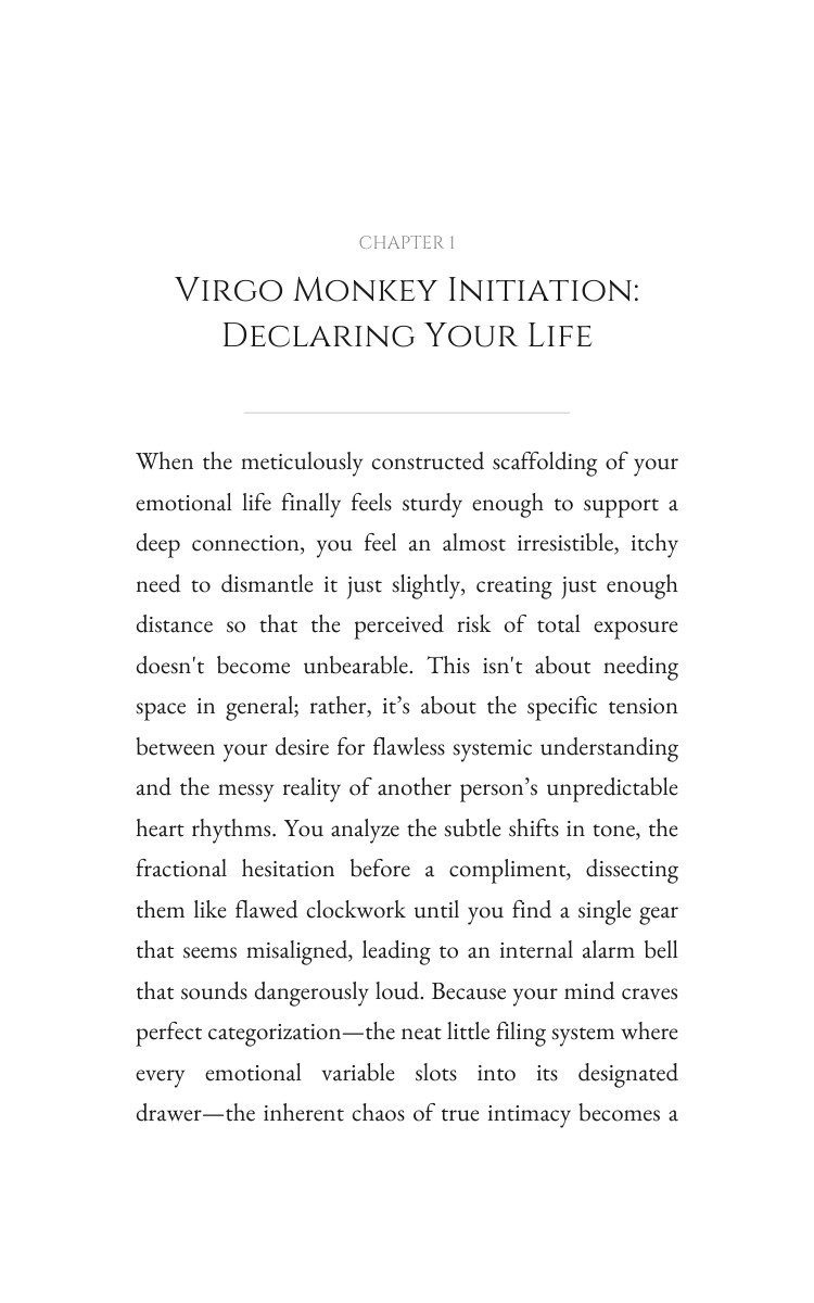 Virgo Monkey: Love Relationships Command interior preview