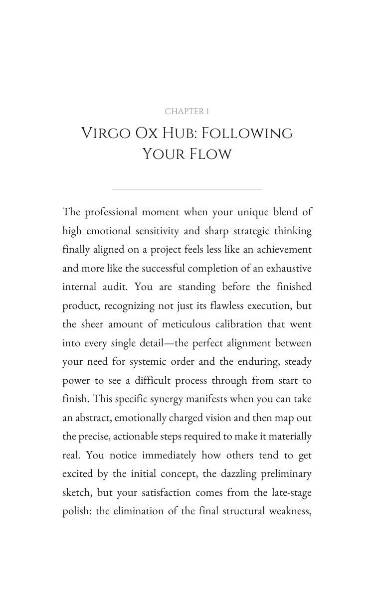 Virgo Ox Career Success Encyclopedia: Your Movement Activated interior preview