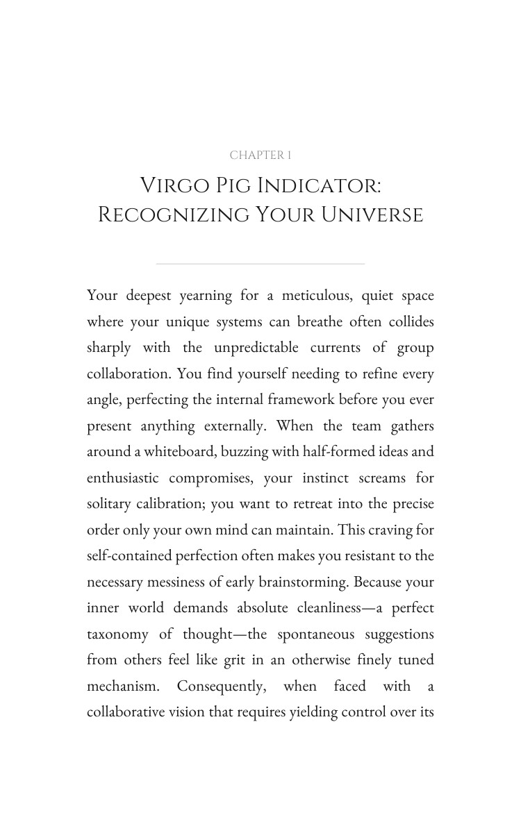 Virgo Pig Career Success Keystone: Your Self Manifested interior preview