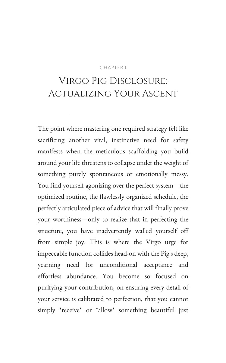 Virgo Pig: Your Personal Growth Journey interior preview