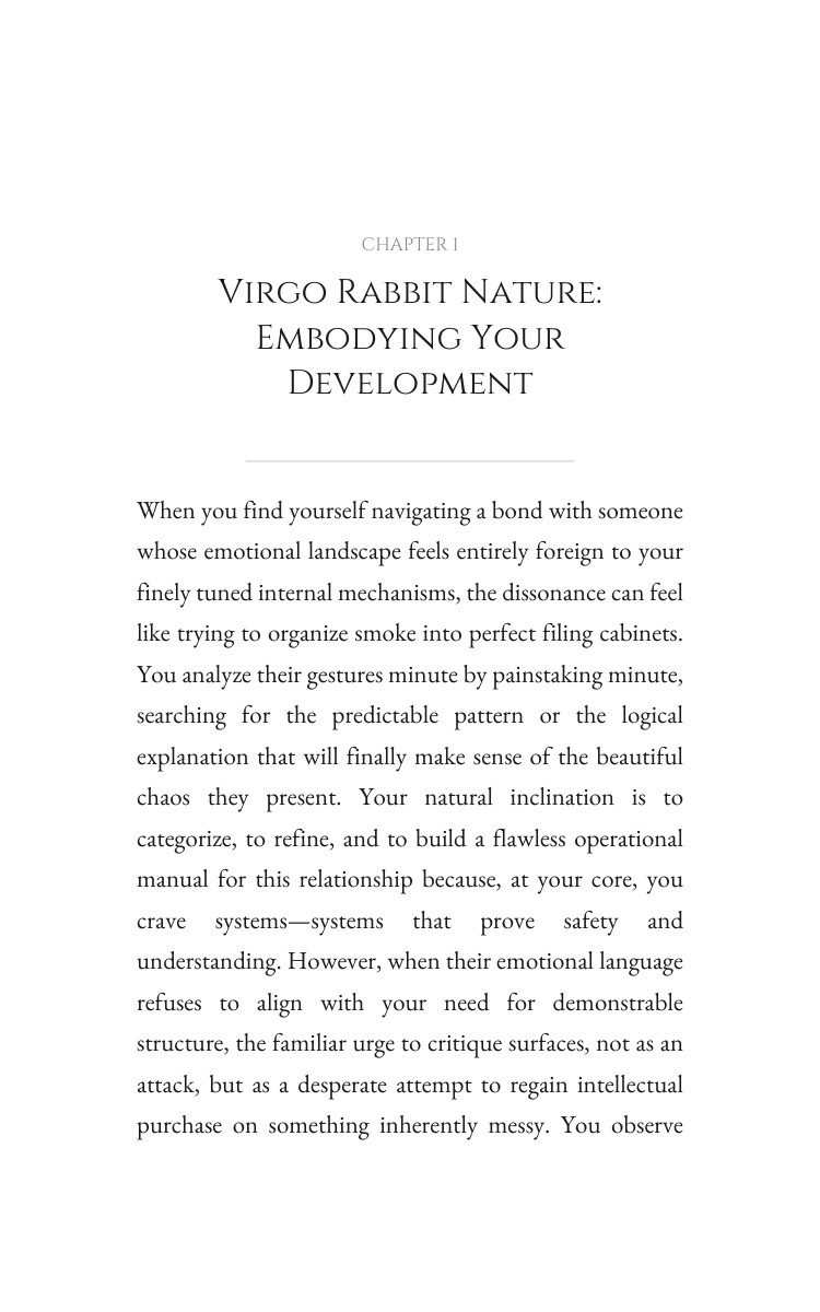 Virgo Rabbit Love Relationships Mastery: Amplify Your Plan interior preview