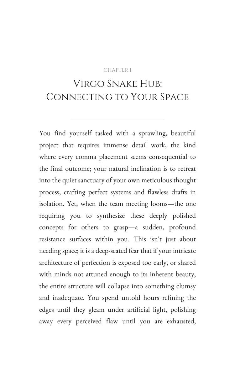 Virgo Snake: Career Success Clarity interior preview